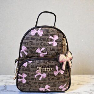 Juicy Couture Brown / Pink Simply Sweet Backpack NWT